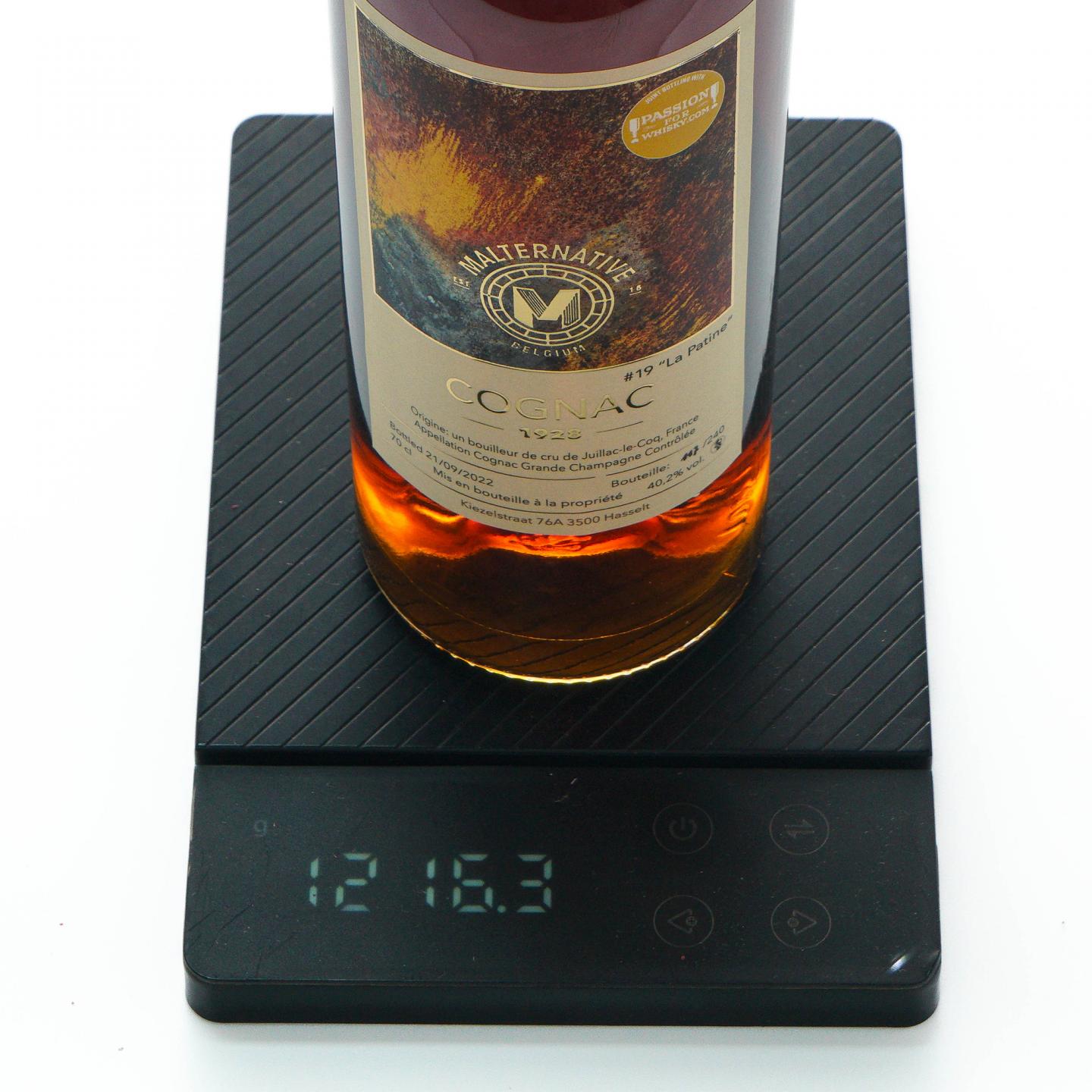 法国大香槟区 干邑 2022 #19"La Patine" Malternative