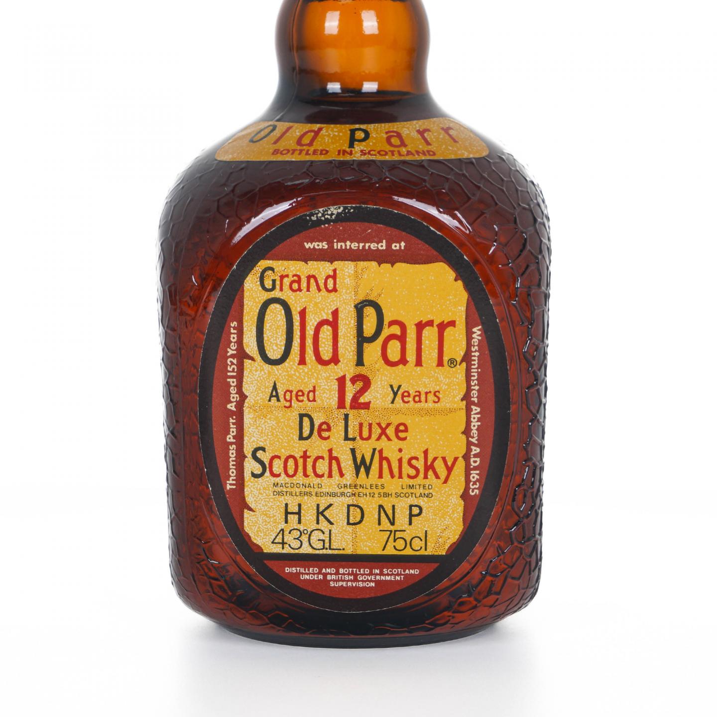 Grand Old Parr 12年 De Luxe Scotch Whisky 750ml 调和