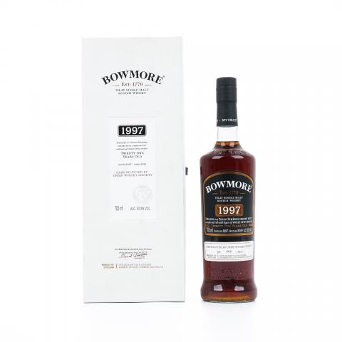 Bowmore 波摩 21年 1997-2019 CWS单桶 雪莉桶后熟 行货