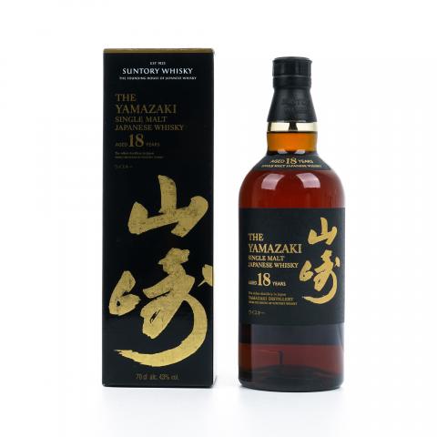 山崎 18年 黑标金字