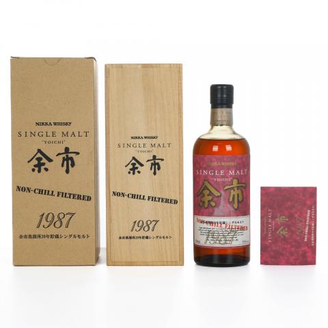 余市 20年贮藏 1987 Non-Chill Filtered 700ml