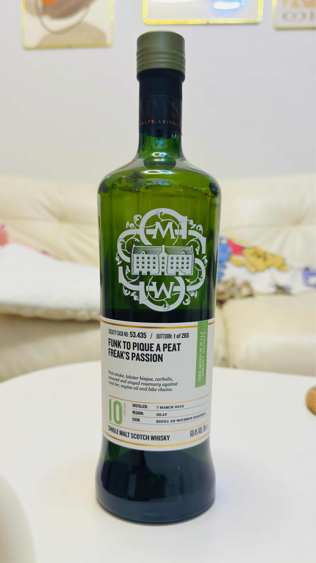 SMWS协会酒53.435卡尔里拉