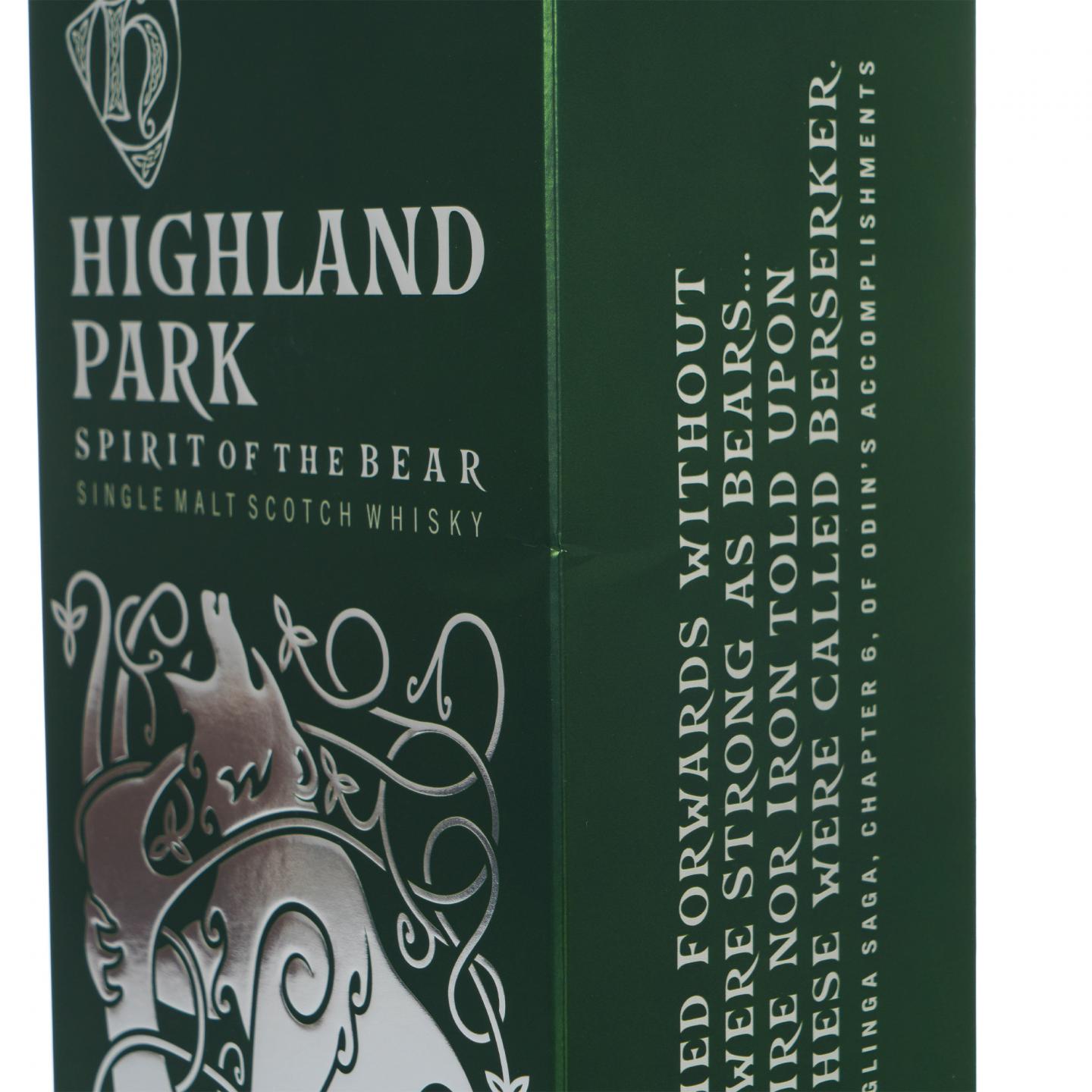 Highland Park 高原骑士 Spirit of the Bear 1升装