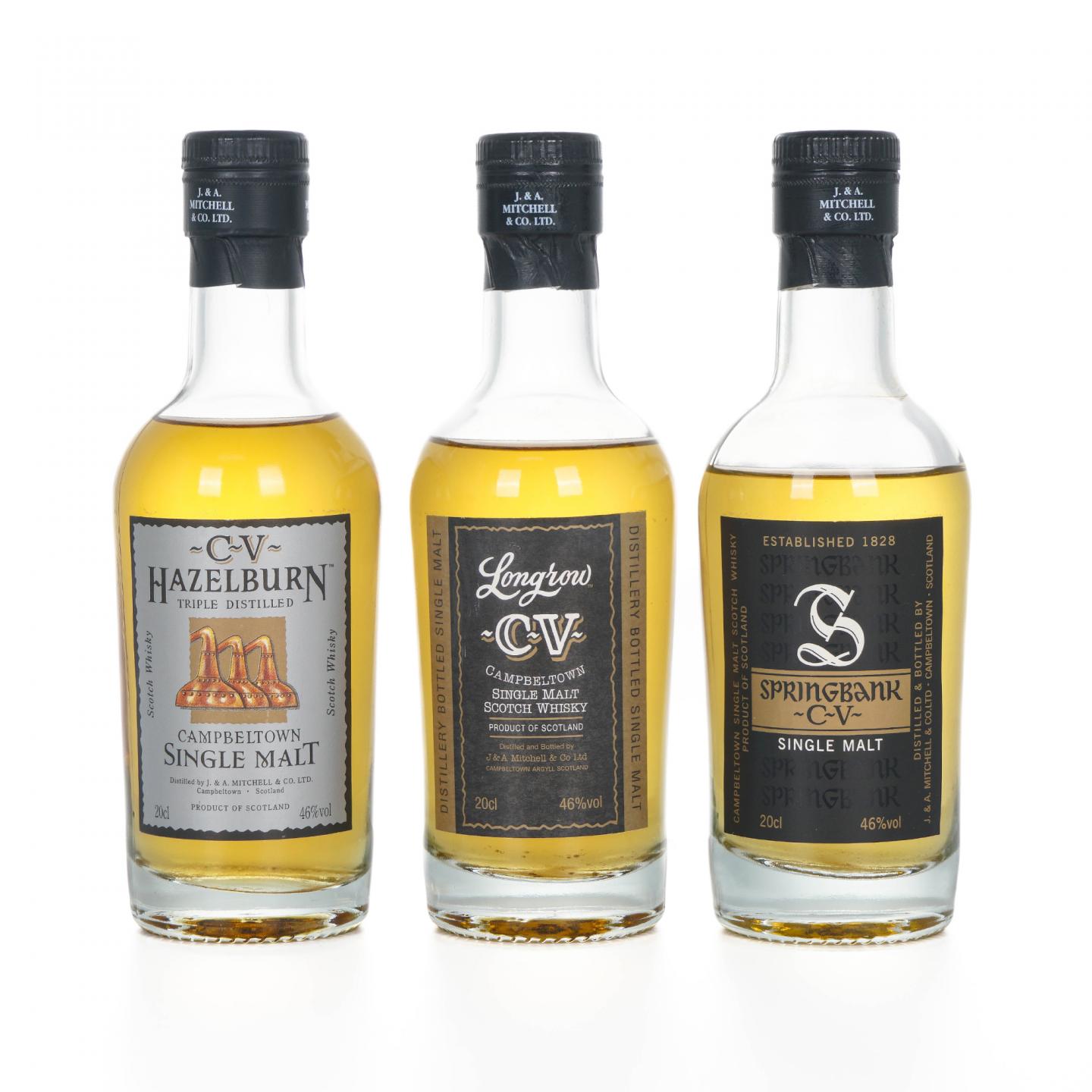 【中样】Campbeltown 云顶/哈索本/朗格罗 CV 3瓶组 200ml