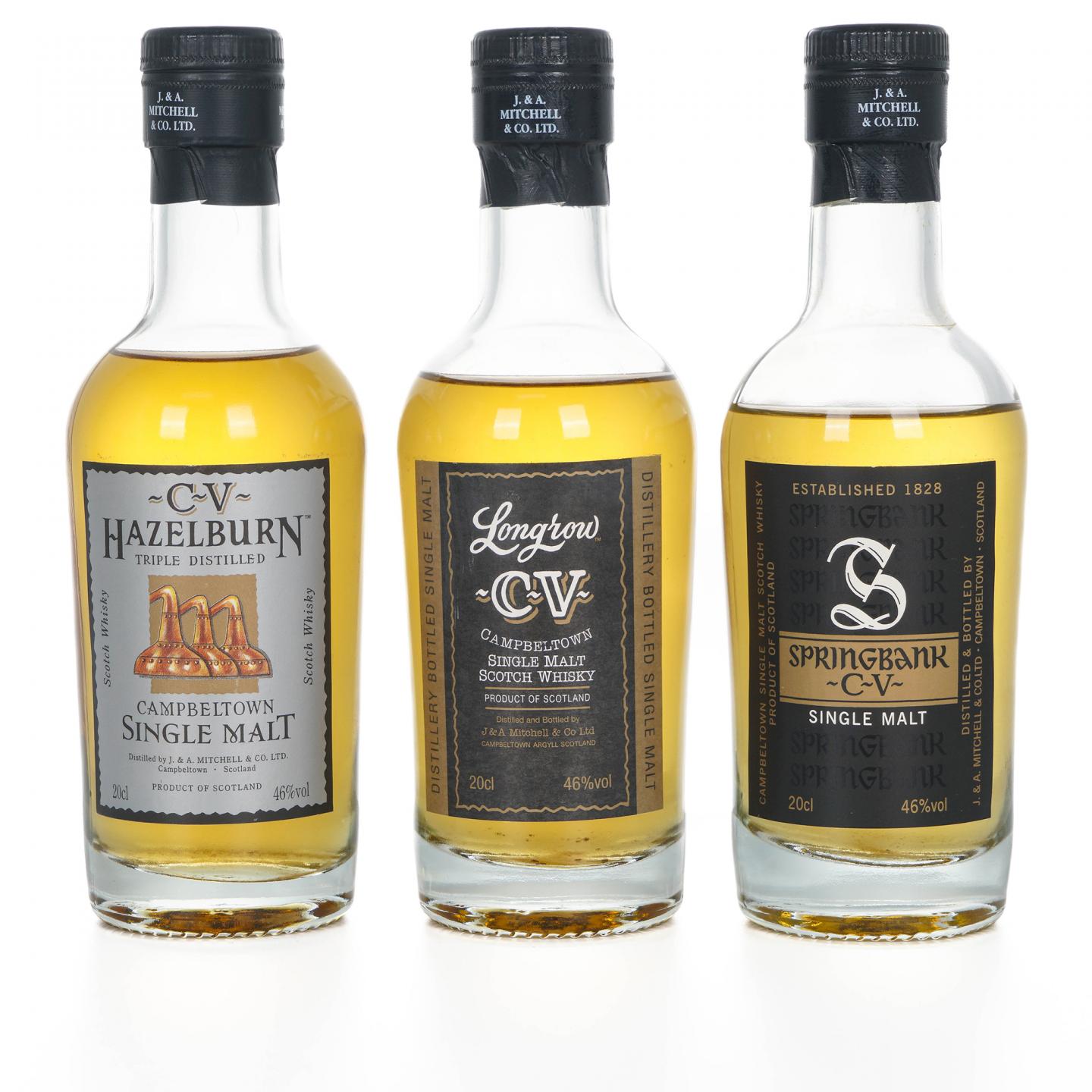 【中样】Campbeltown 云顶/哈索本/朗格罗 CV 3瓶组 200ml