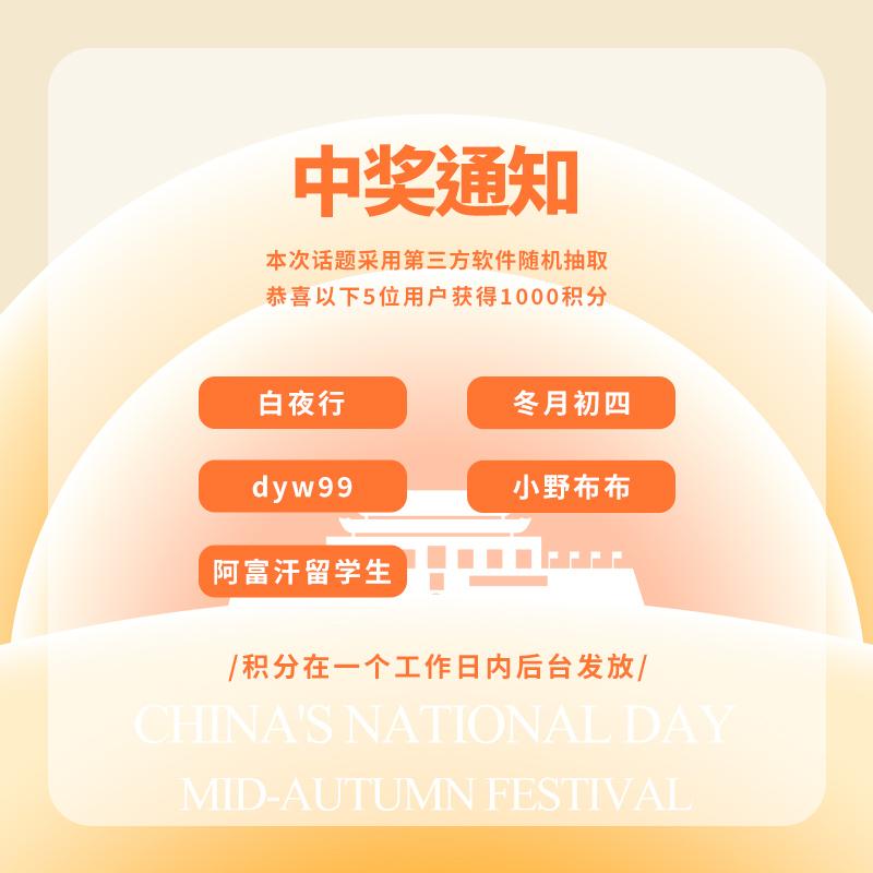 中奖通知