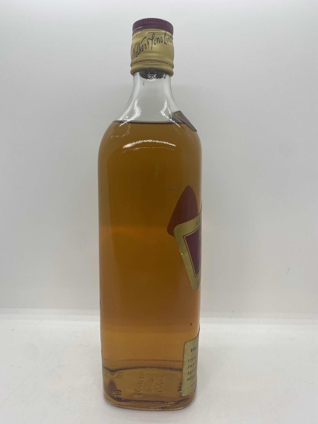 尊尼获加红方70年代装瓶 43% 760ml 老红方 红牌 70年代