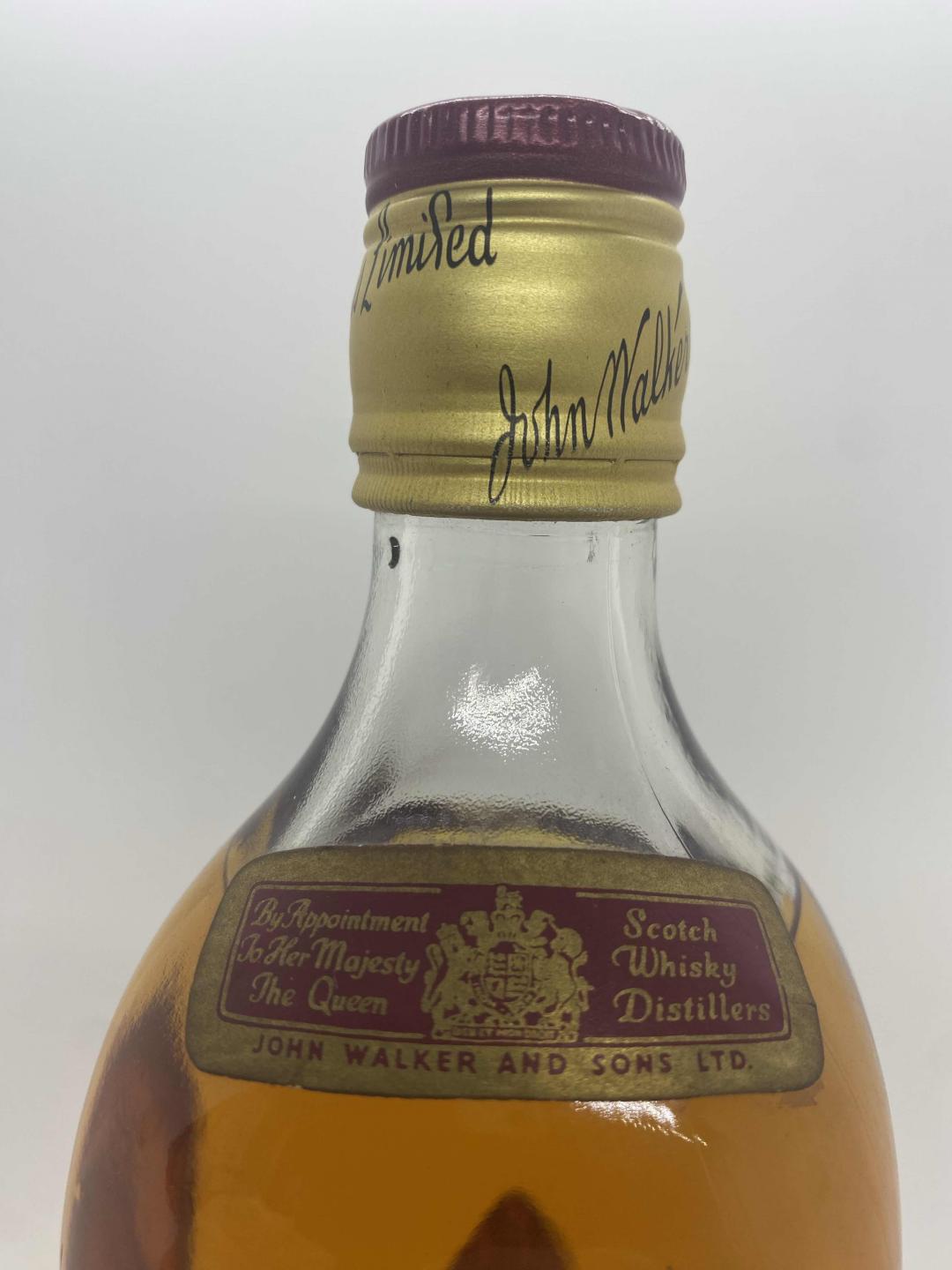 尊尼获加红方70年代装瓶 43% 760ml 老红方 红牌 70年代