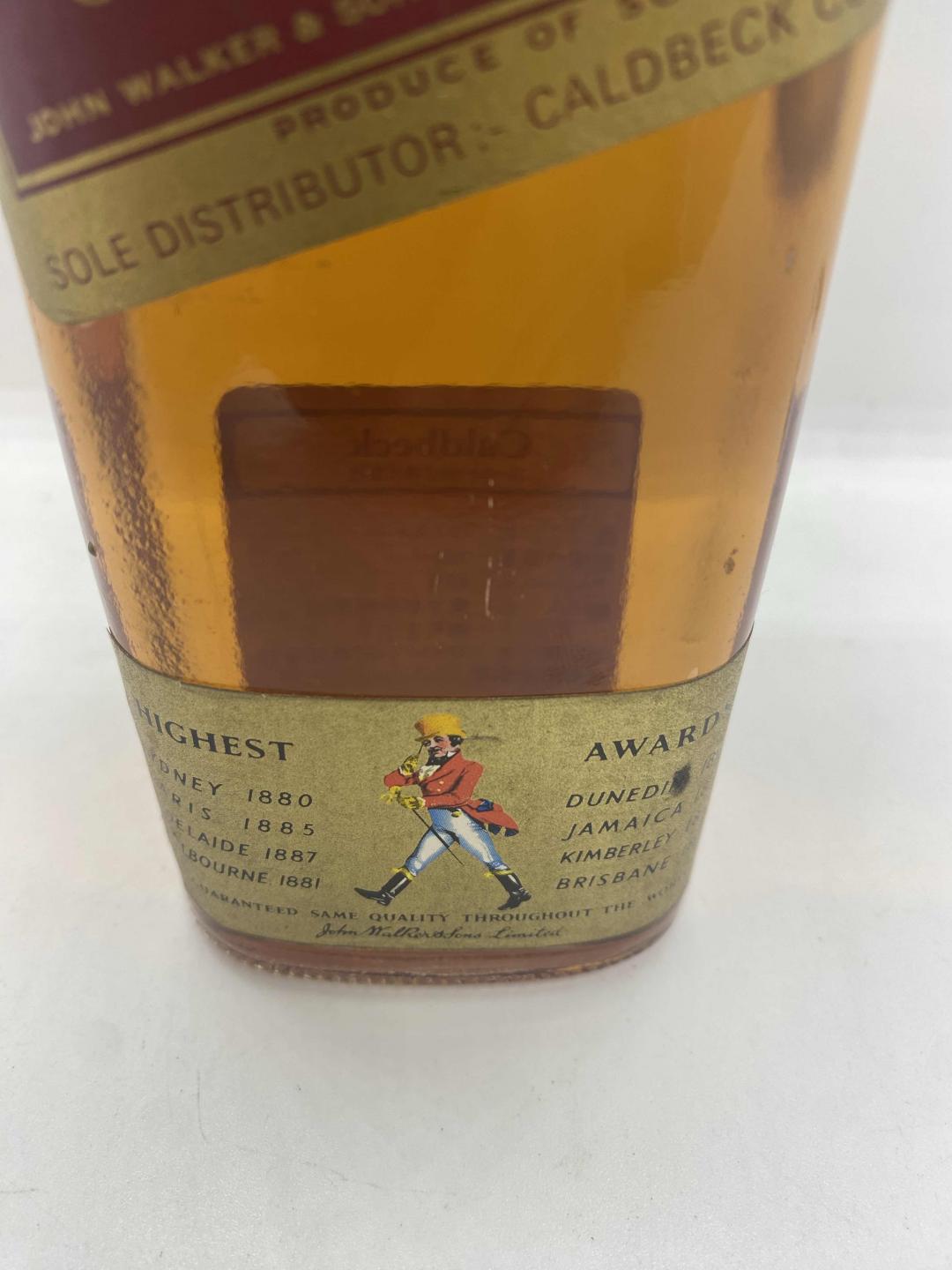 尊尼获加红方70年代装瓶 43% 760ml 老红方 红牌 70年代