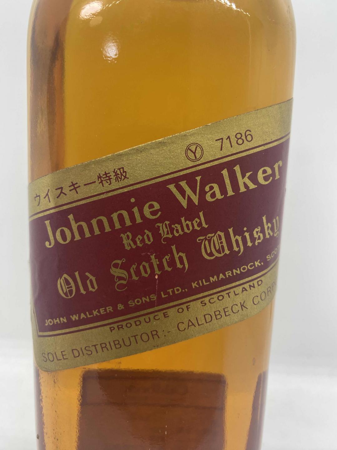 尊尼获加红方70年代装瓶 43% 760ml 老红方 红牌 70年代