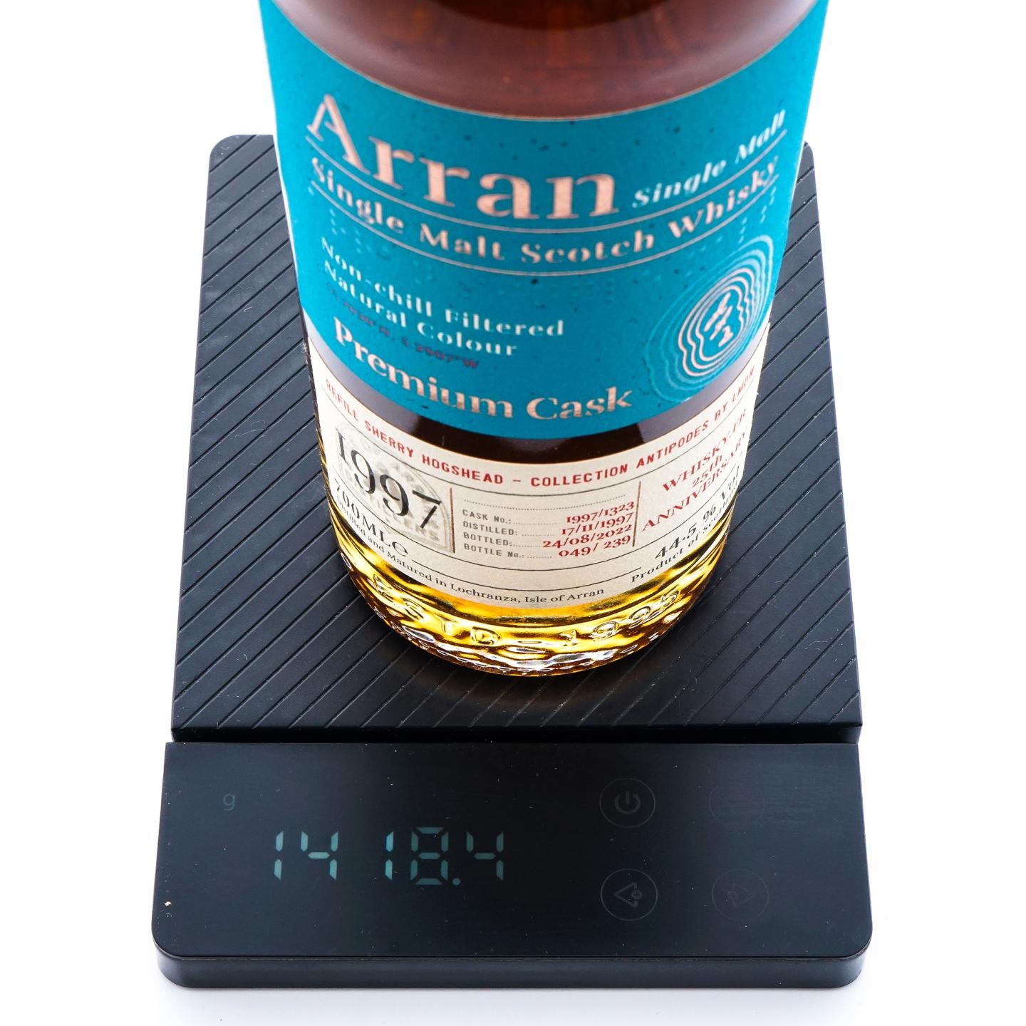 Arran 艾伦 1997-2022 雪莉单桶#1997/1323