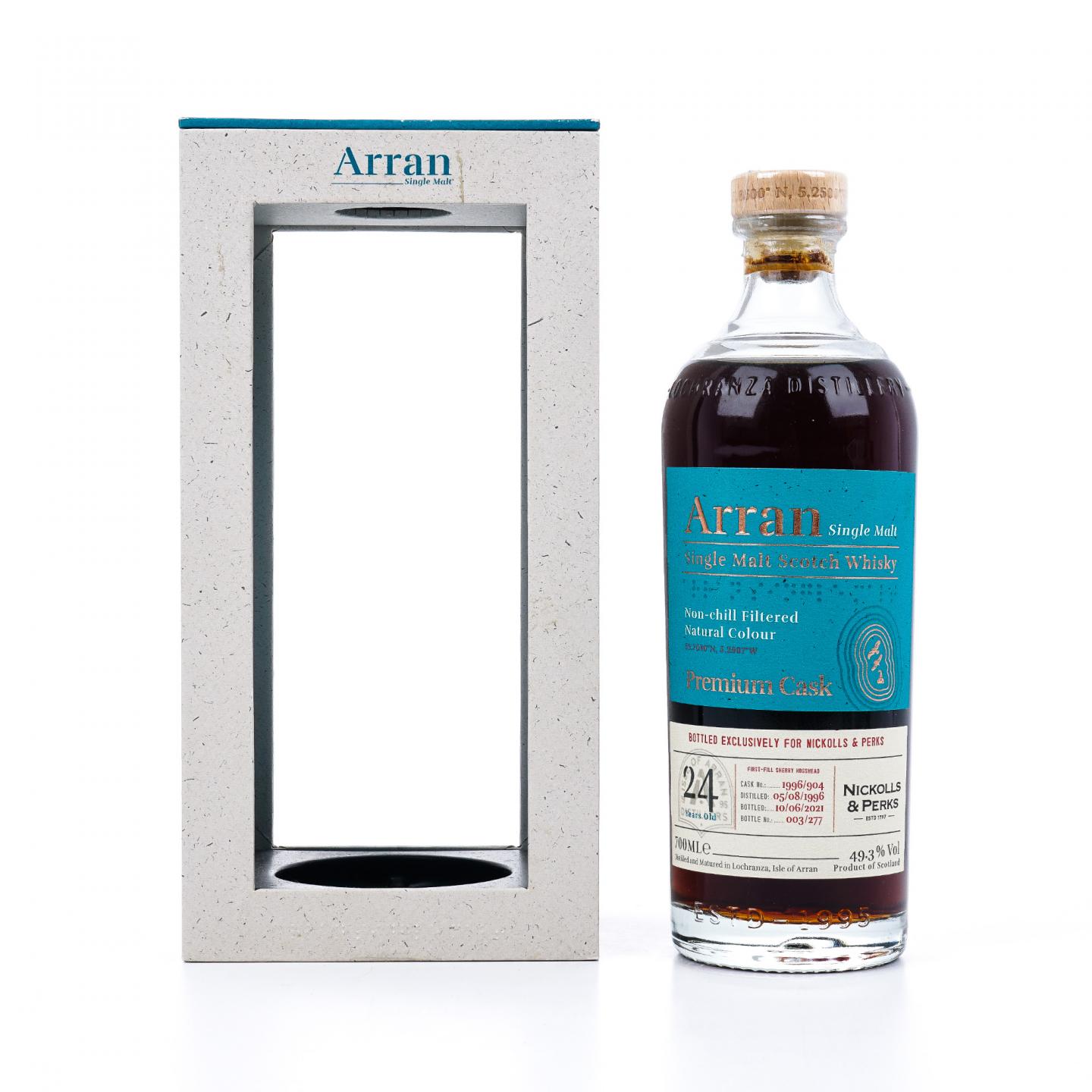 Arran 艾伦 24年 1996-2021 雪莉单桶#1996/904