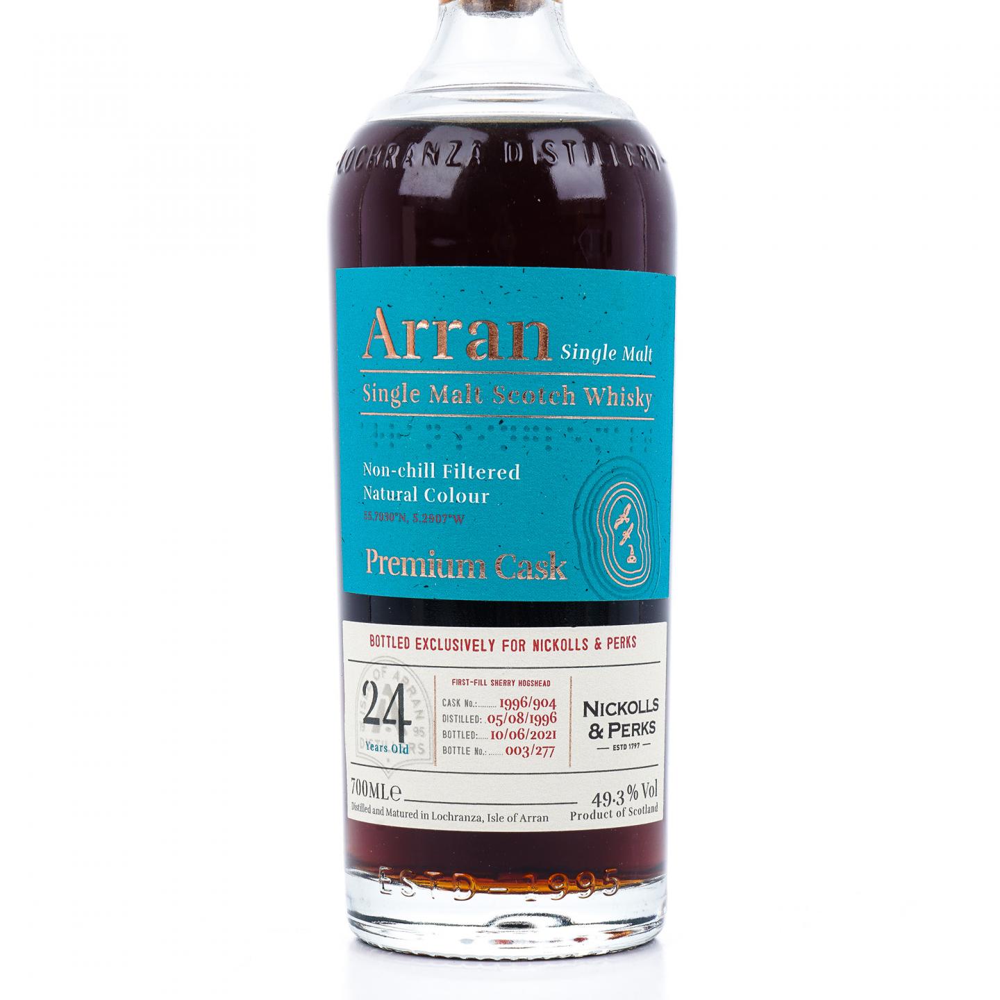 Arran 艾伦 24年 1996-2021 雪莉单桶#1996/904