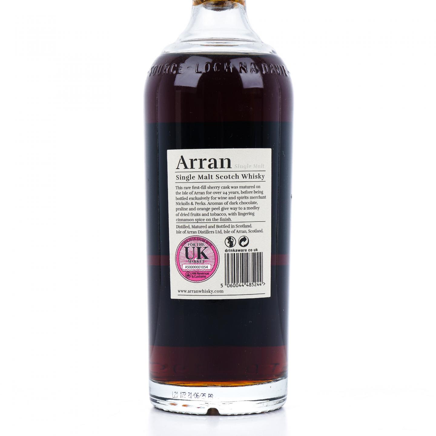 Arran 艾伦 24年 1996-2021 雪莉单桶#1996/904