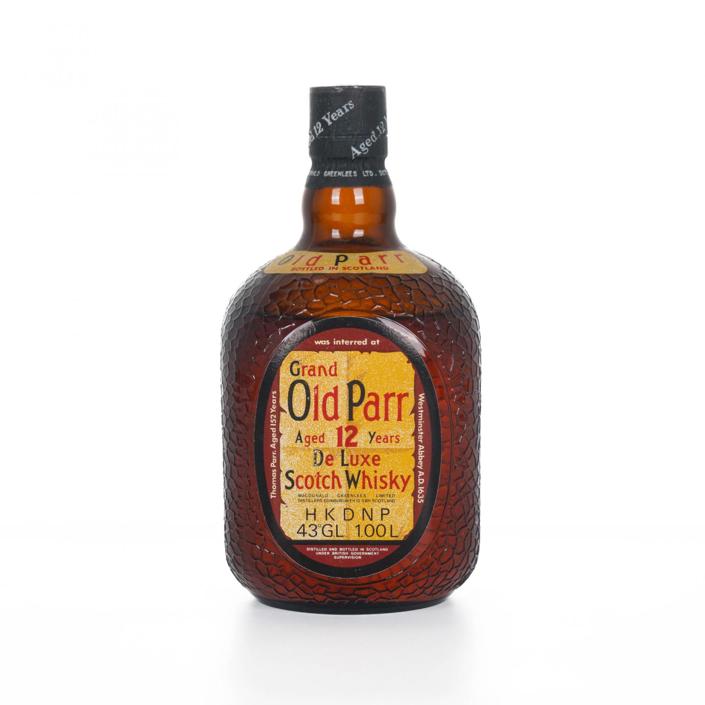 Grand Old Parr 12年 调和 De Luxe Scotch Whisky 1L