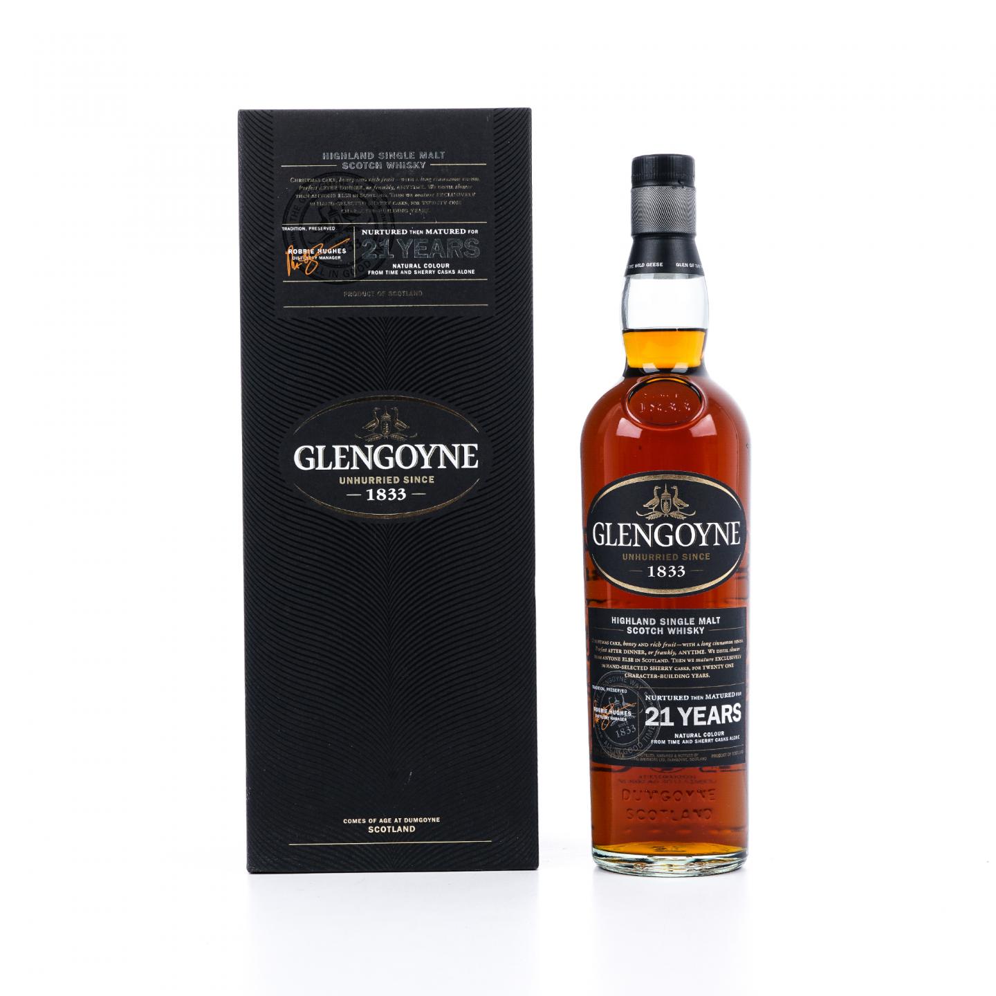 Glengoyne 格兰哥尼 21年 Robbie Hughes 700ml