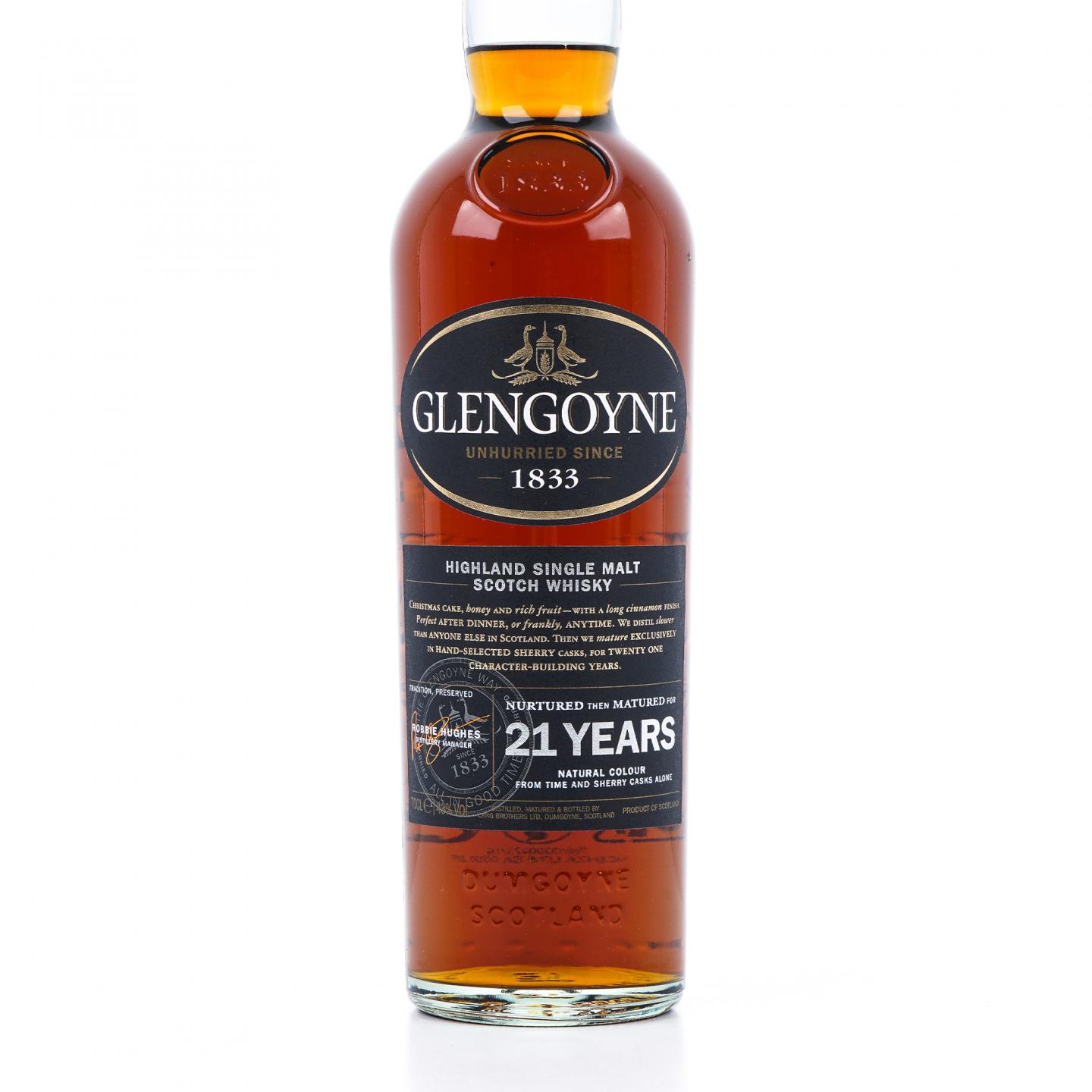 Glengoyne 格兰哥尼 21年 Robbie Hughes 700ml