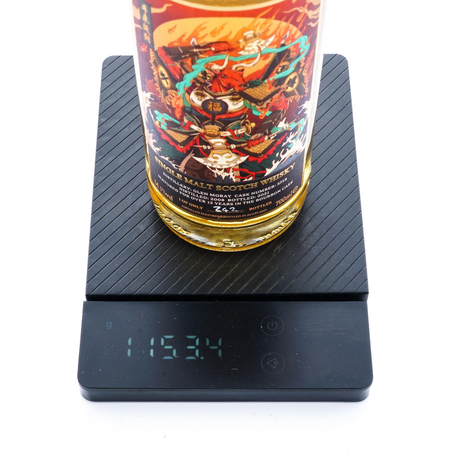 Glen Moray 格兰莫雷 12年 2008-2021 波本桶#5718