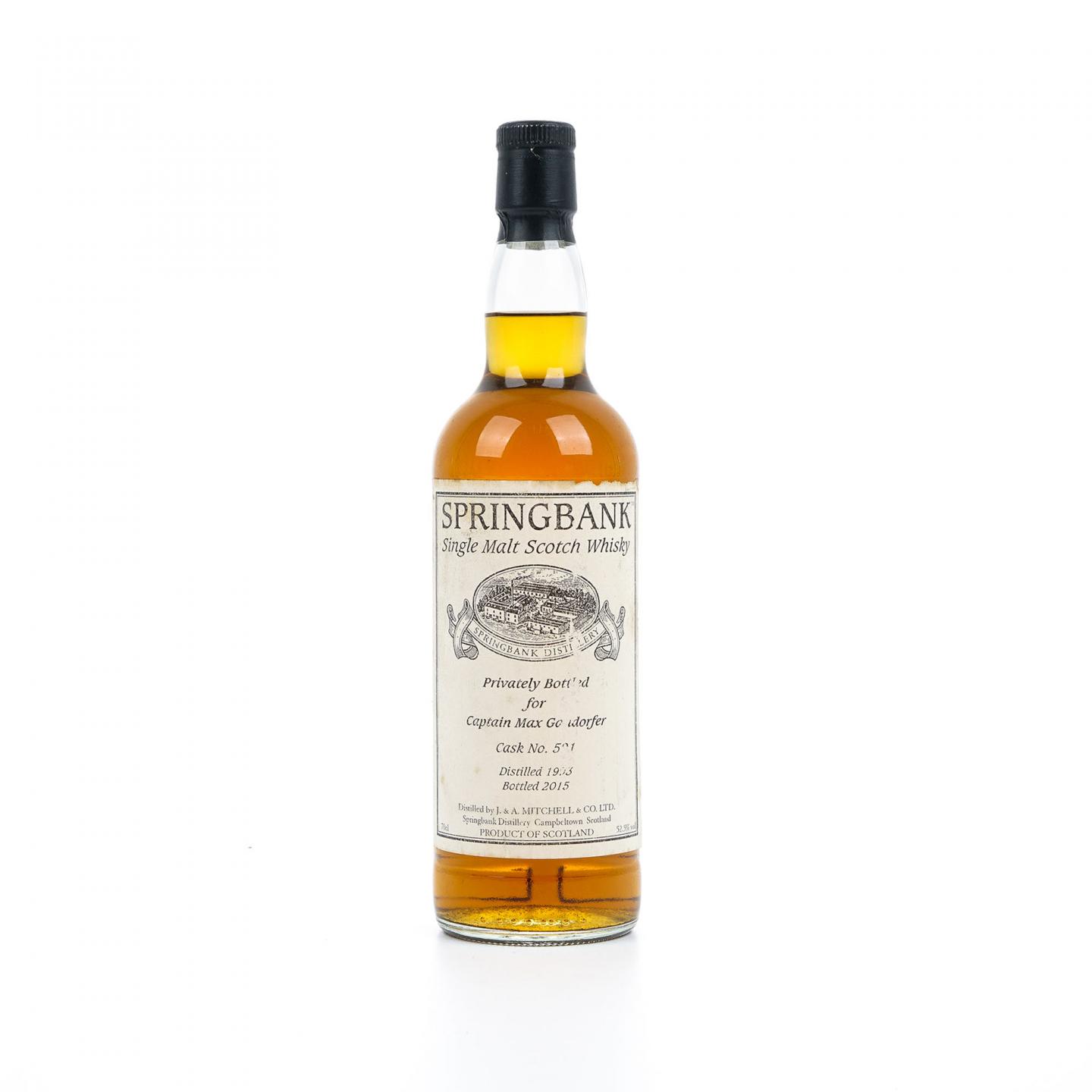 Springbank 云顶 1993-2015 私人装瓶