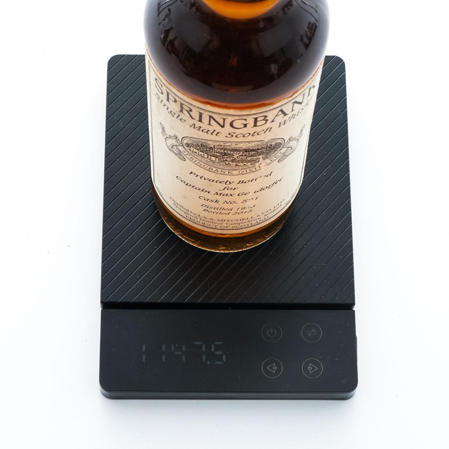 Springbank 云顶 1993-2015 私人装瓶