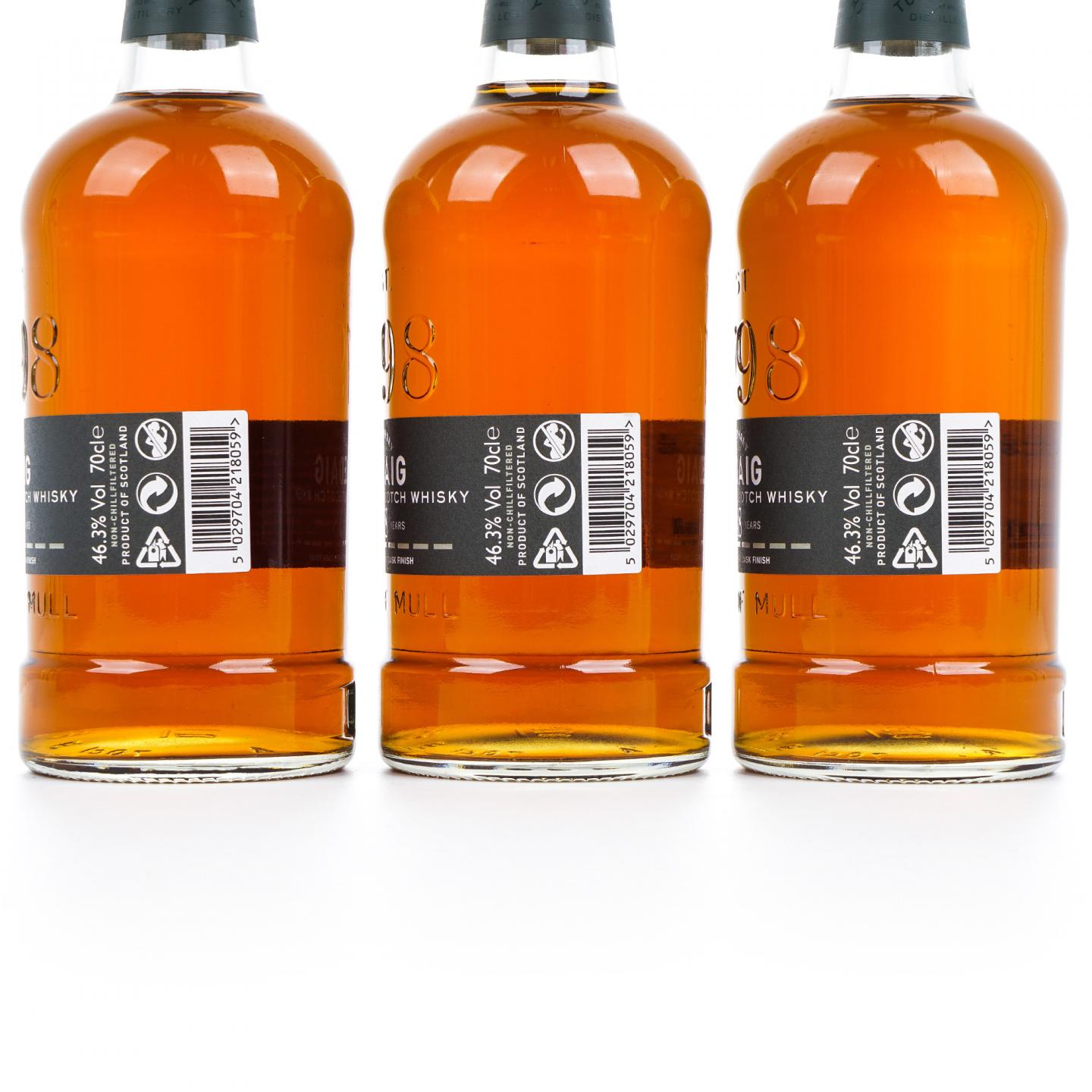Ledaig 里爵 18年 2019 雪莉桶后熟 3瓶组