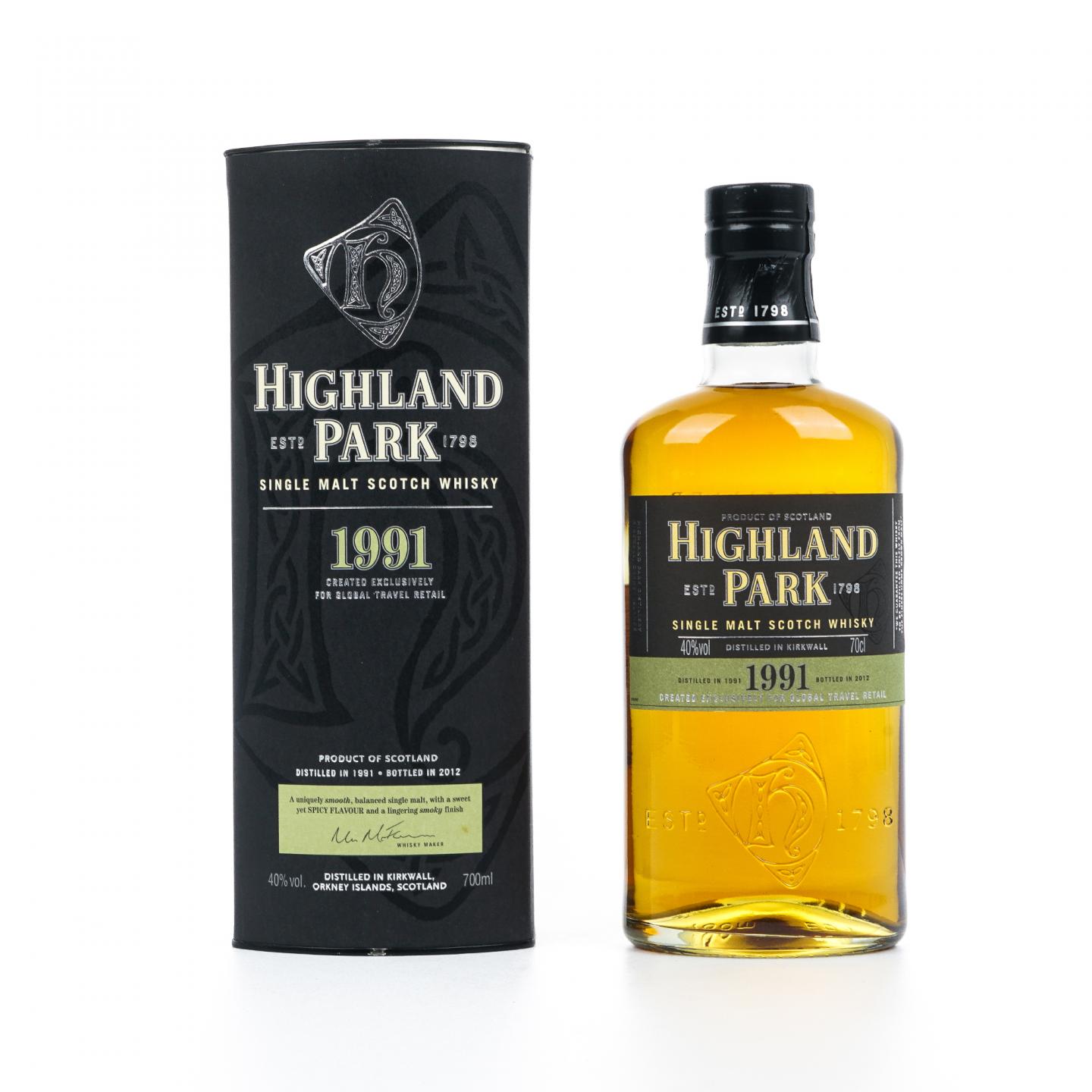 Highland Park 高原骑士 1991-2012 Travel Retail 旅游零售限定