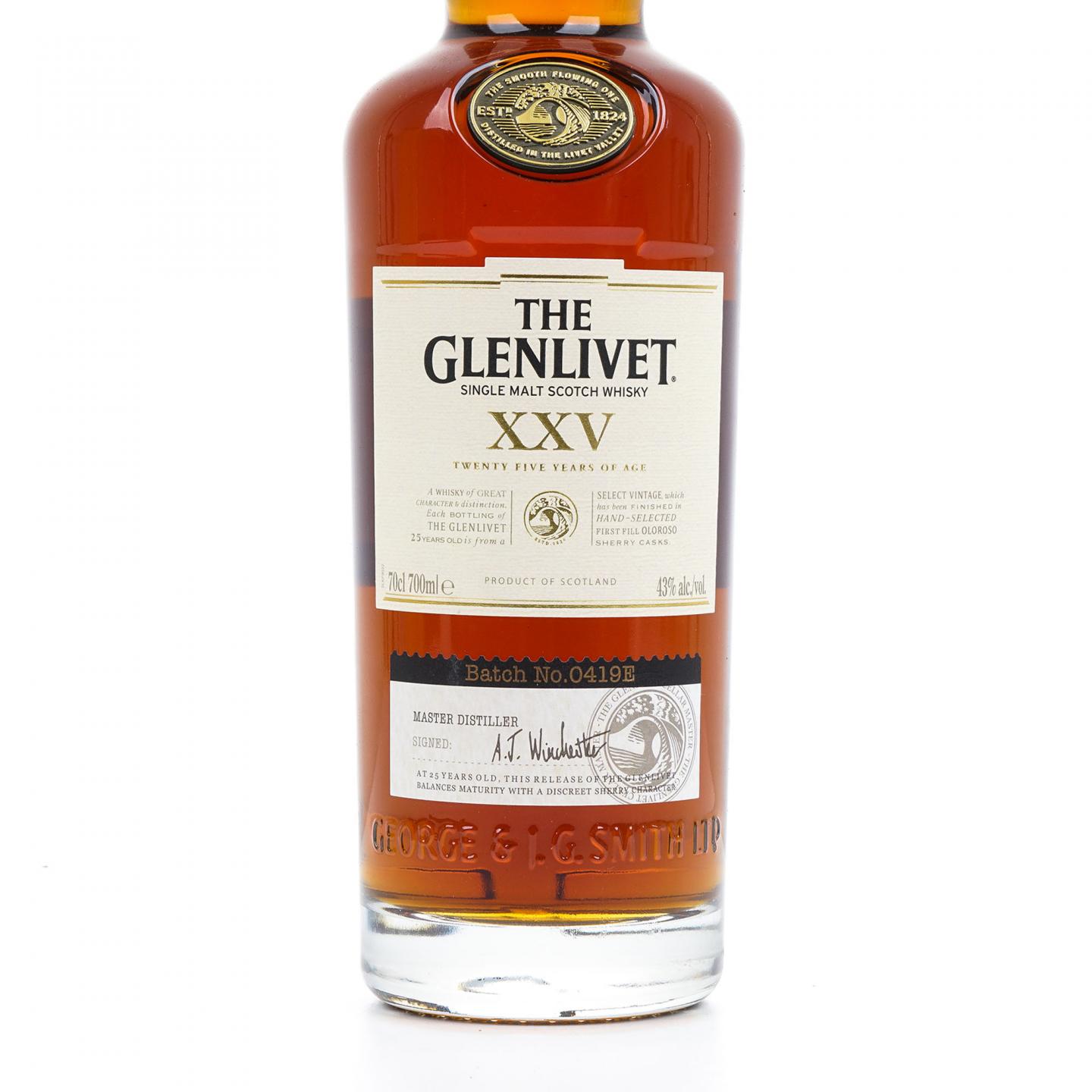 Glenlivet 格兰威特 25年 2019 XXV