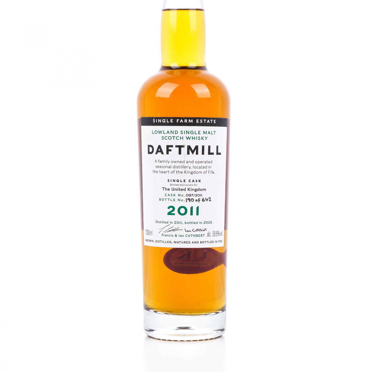 Daftmill 达夫特米尔 2011-2025 雪莉单桶#097/2011