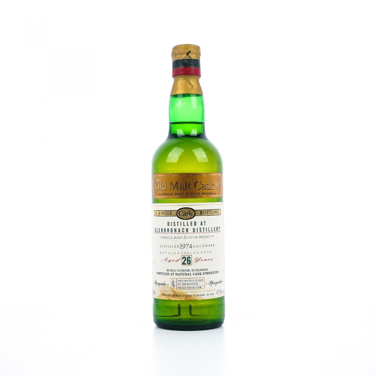 Glendronach 格兰多纳 26年 1974-2001 DL Old Malt Cask