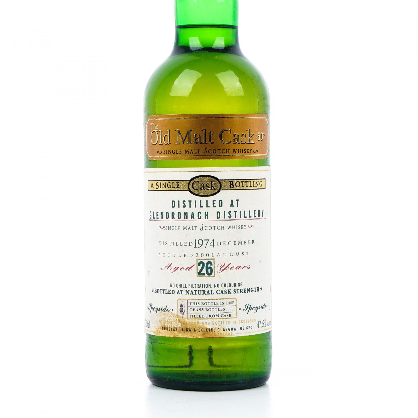 Glendronach 格兰多纳 26年 1974-2001 DL Old Malt Cask