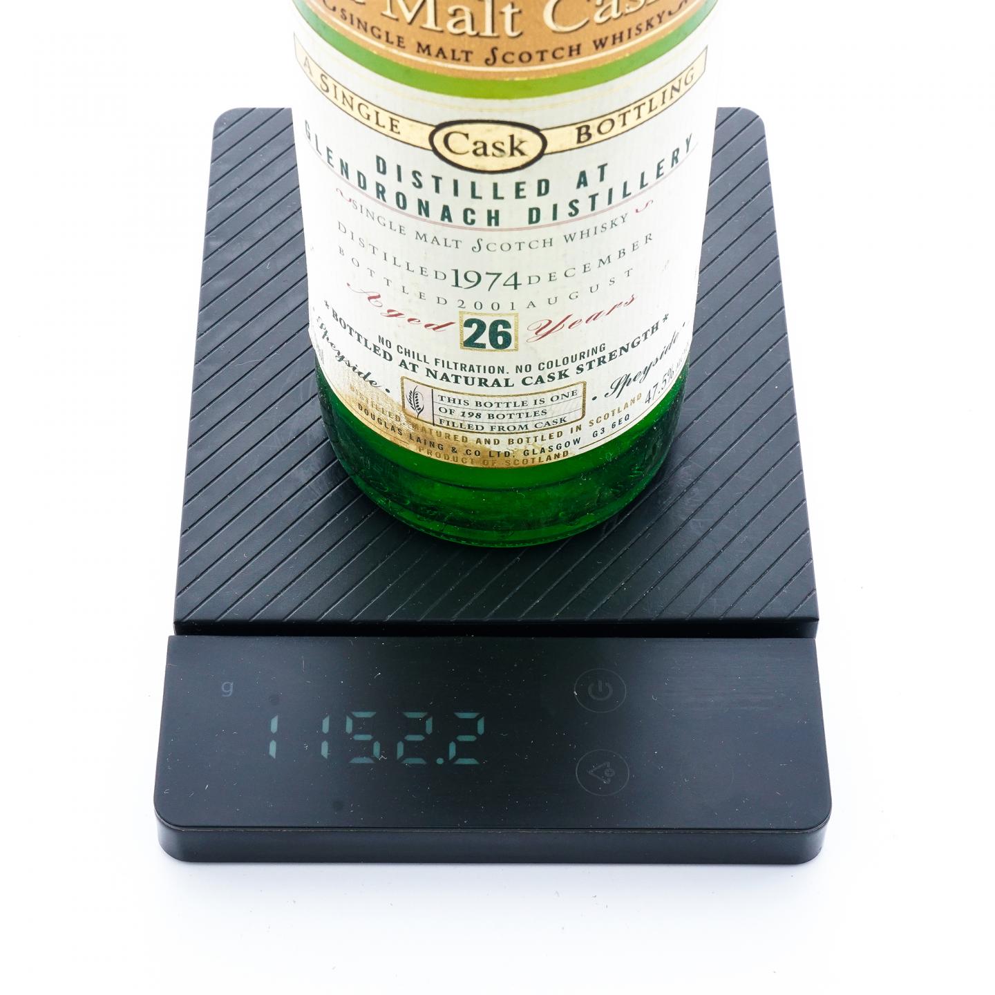 Glendronach 格兰多纳 26年 1974-2001 DL Old Malt Cask