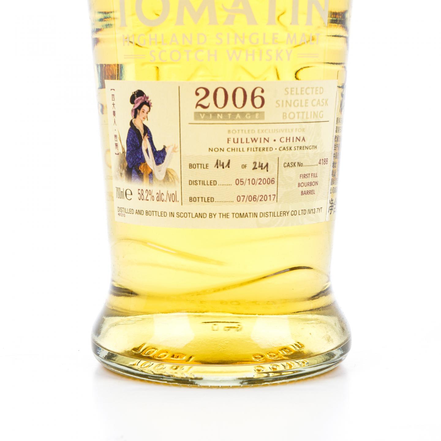 Tomatin 汤马丁 2006-2017 Selected Single Cask Bottling 四大美人 4瓶组