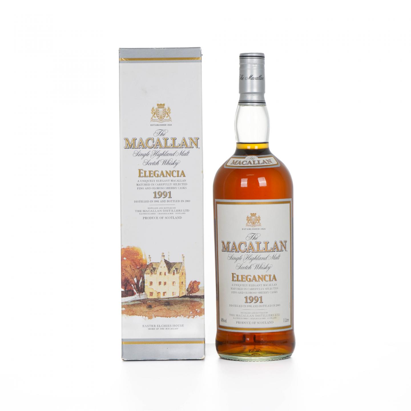 Macallan 麦卡伦 1991-2003 Elegancia 1升装
