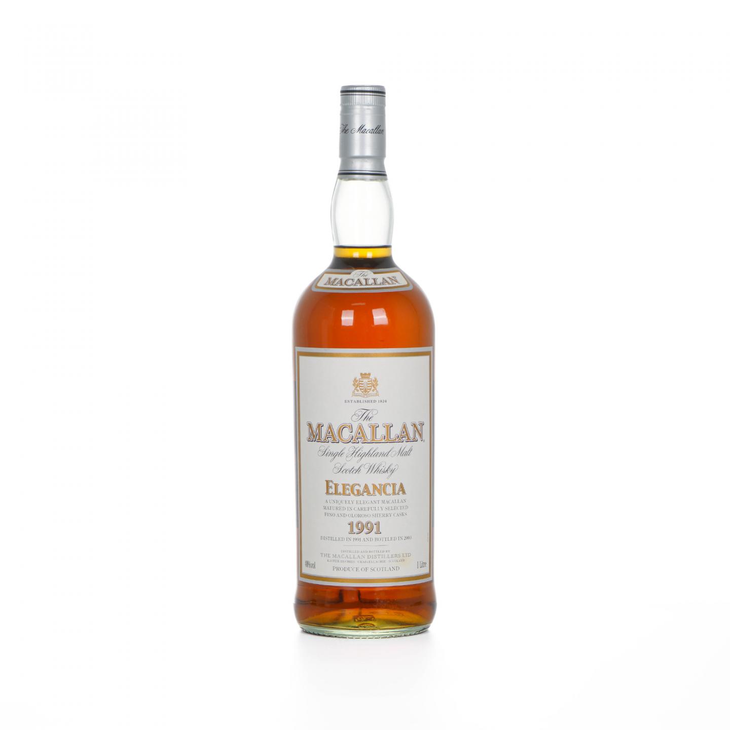 Macallan 麦卡伦 1991-2003 Elegancia 1升装
