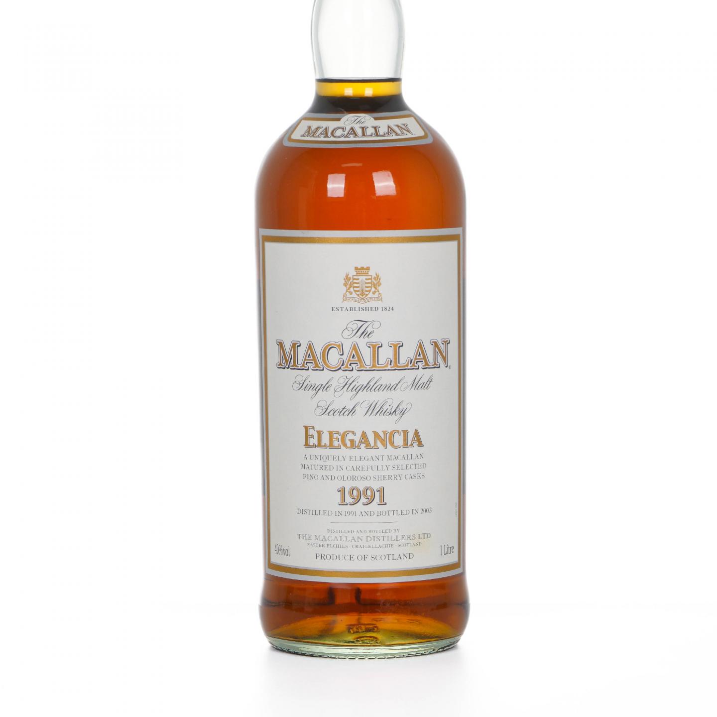 Macallan 麦卡伦 1991-2003 Elegancia 1升装