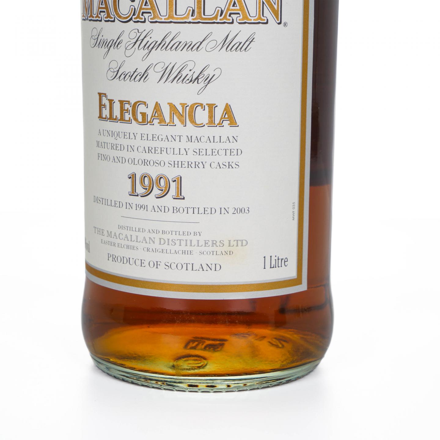 Macallan 麦卡伦 1991-2003 Elegancia 1升装