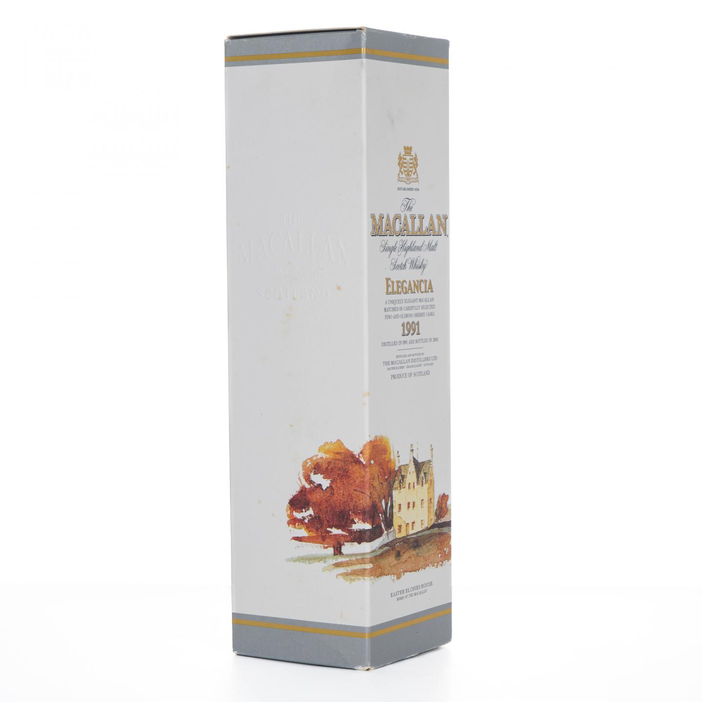 Macallan 麦卡伦 1991-2003 Elegancia 1升装