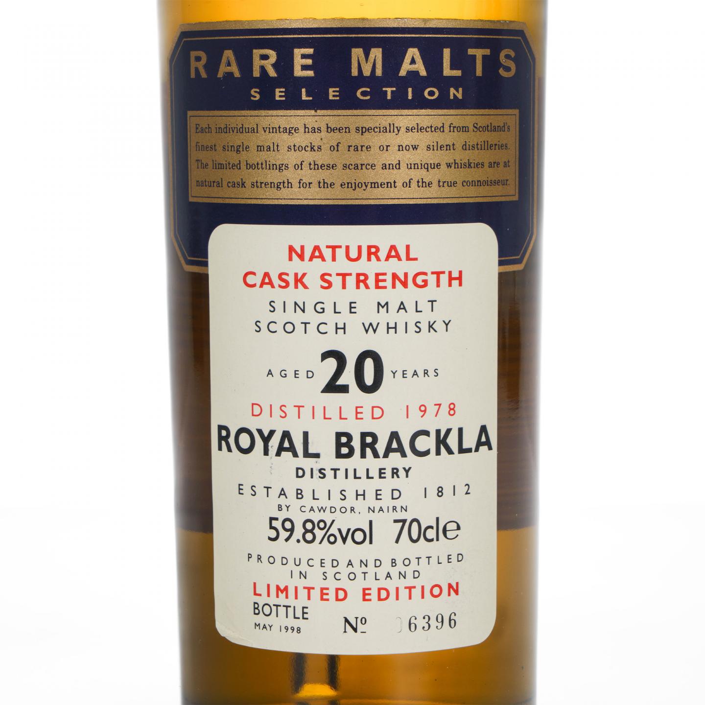 Royal brackla 皇家布莱克拉 20年 1978-1998 RMS