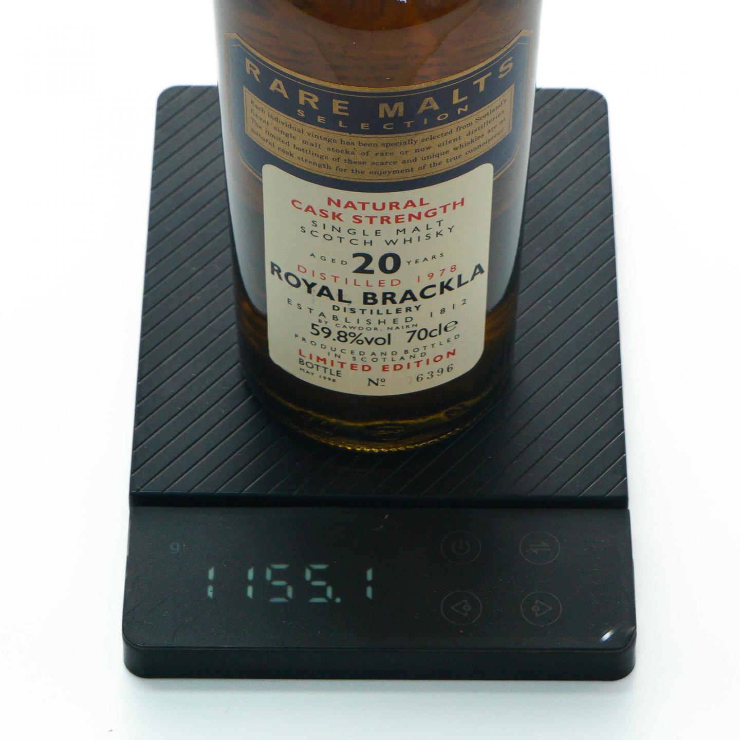 Royal brackla 皇家布莱克拉 20年 1978-1998 RMS