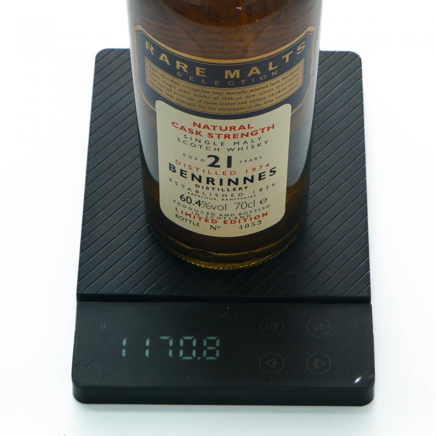 Benrinnes 本利林 21年 1974 RMS 桶强