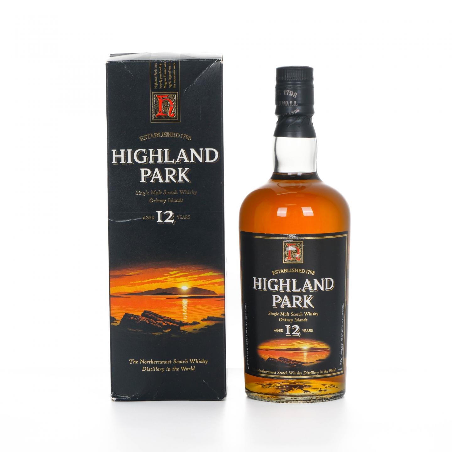 Highland Park 高原骑士 12年 旧版