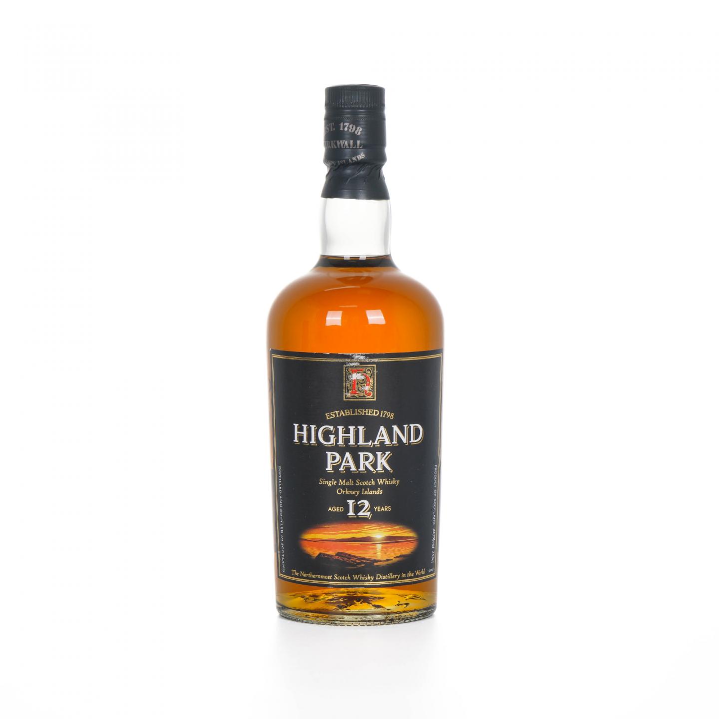 Highland Park 高原骑士 12年 旧版