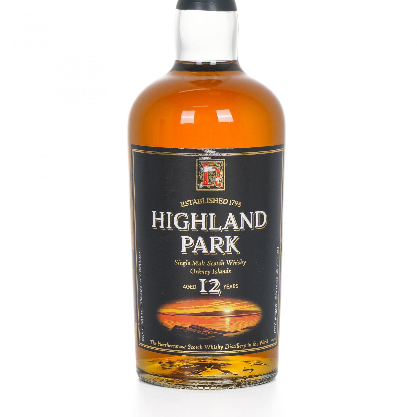 Highland Park 高原骑士 12年 旧版