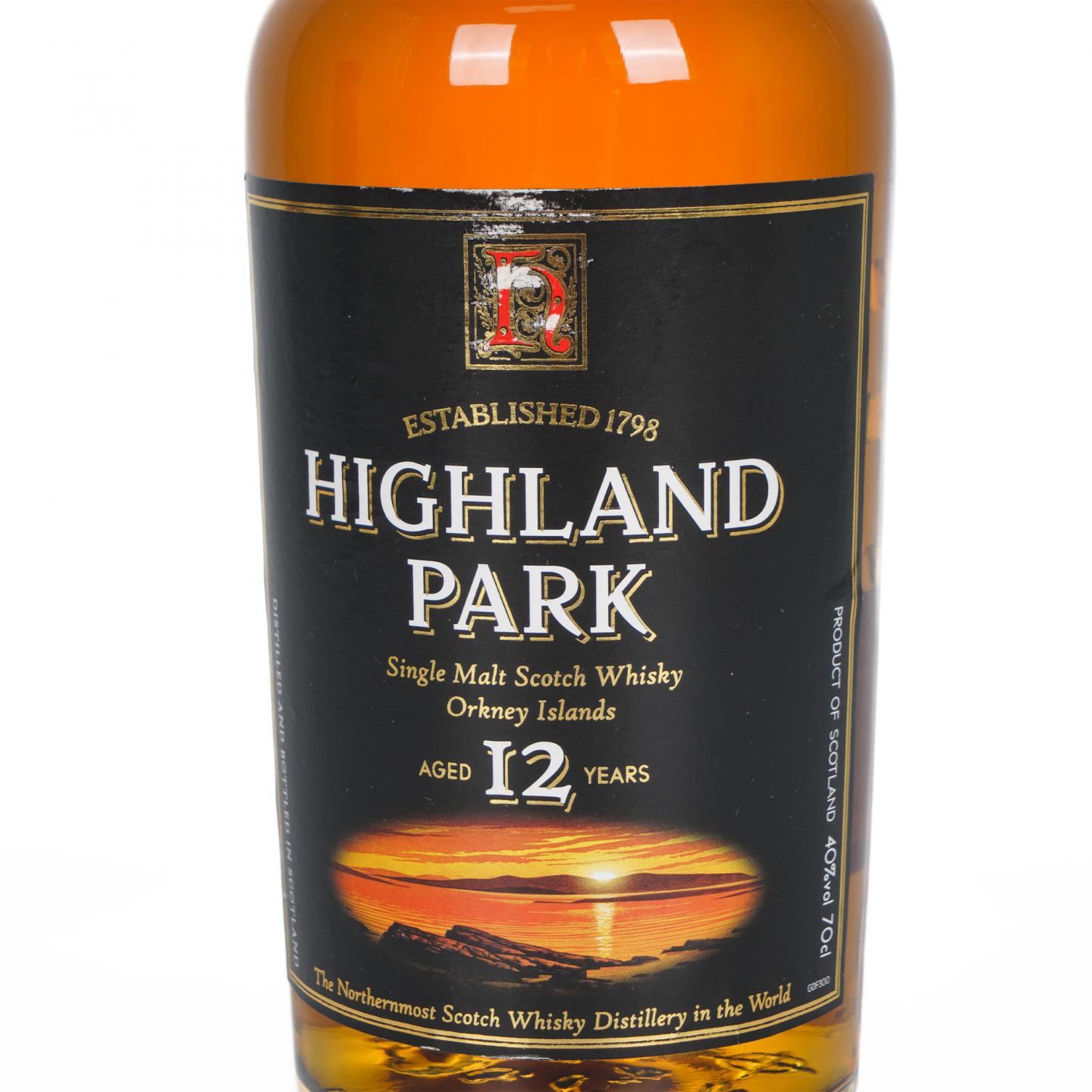 Highland Park 高原骑士 12年 旧版