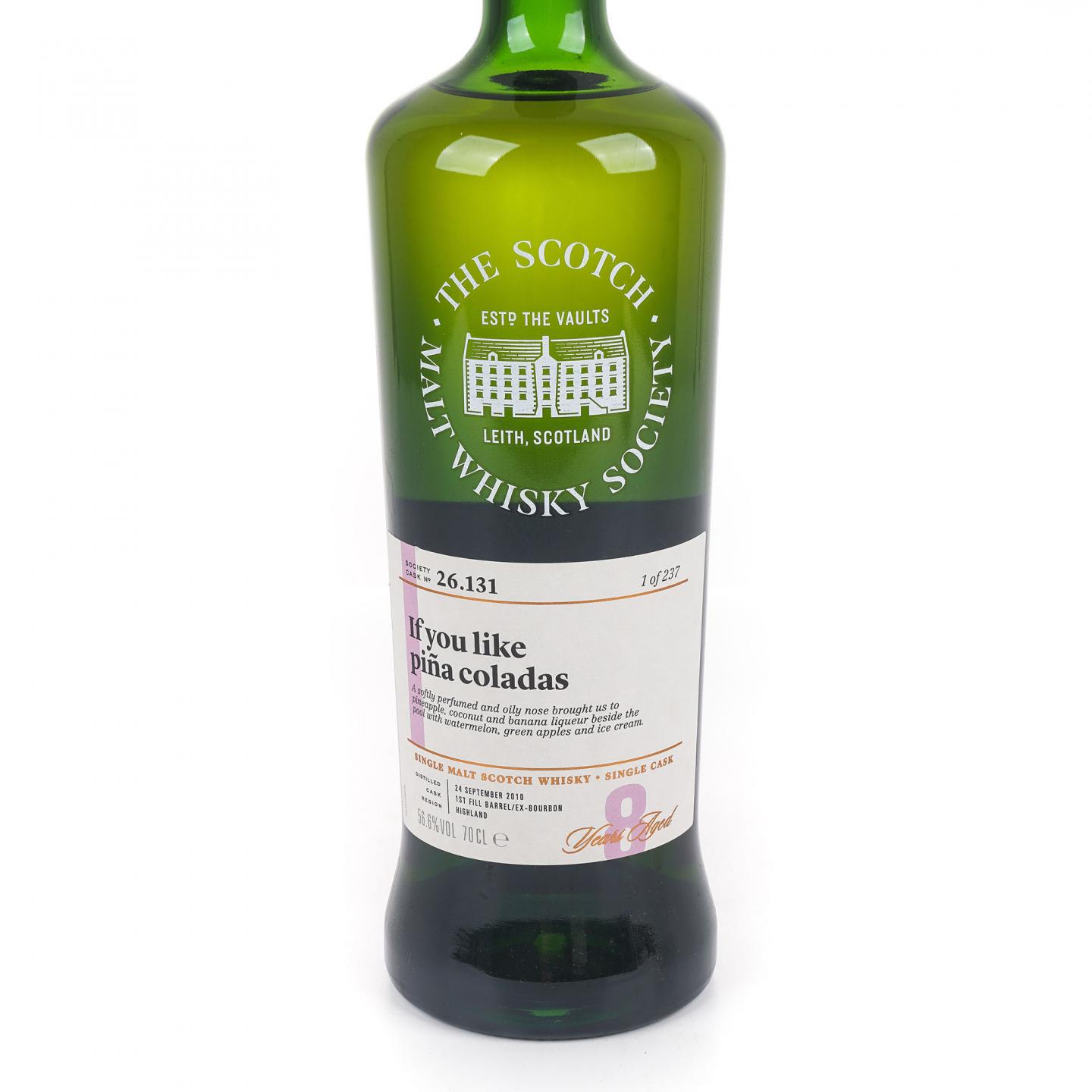 SMWS 26.131 克里尼利基 8年 2010