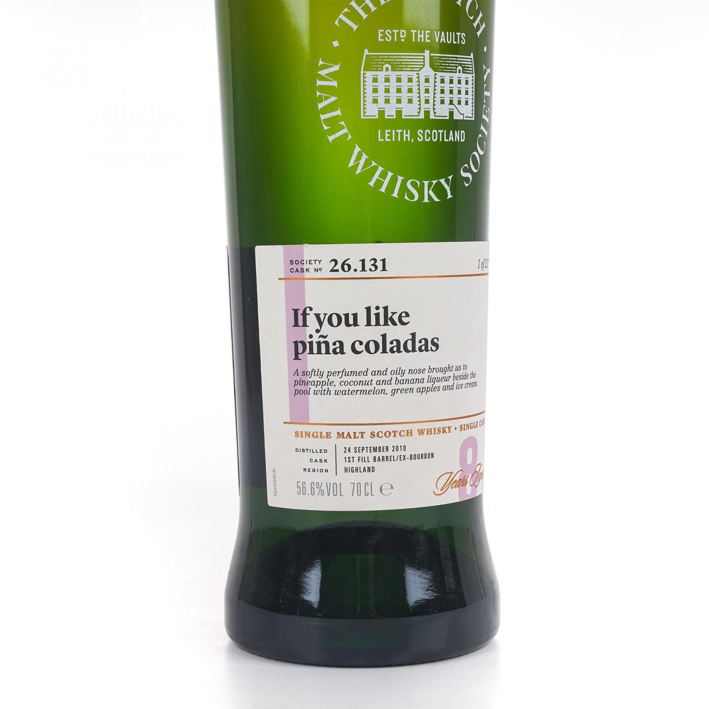 SMWS 26.131 克里尼利基 8年 2010