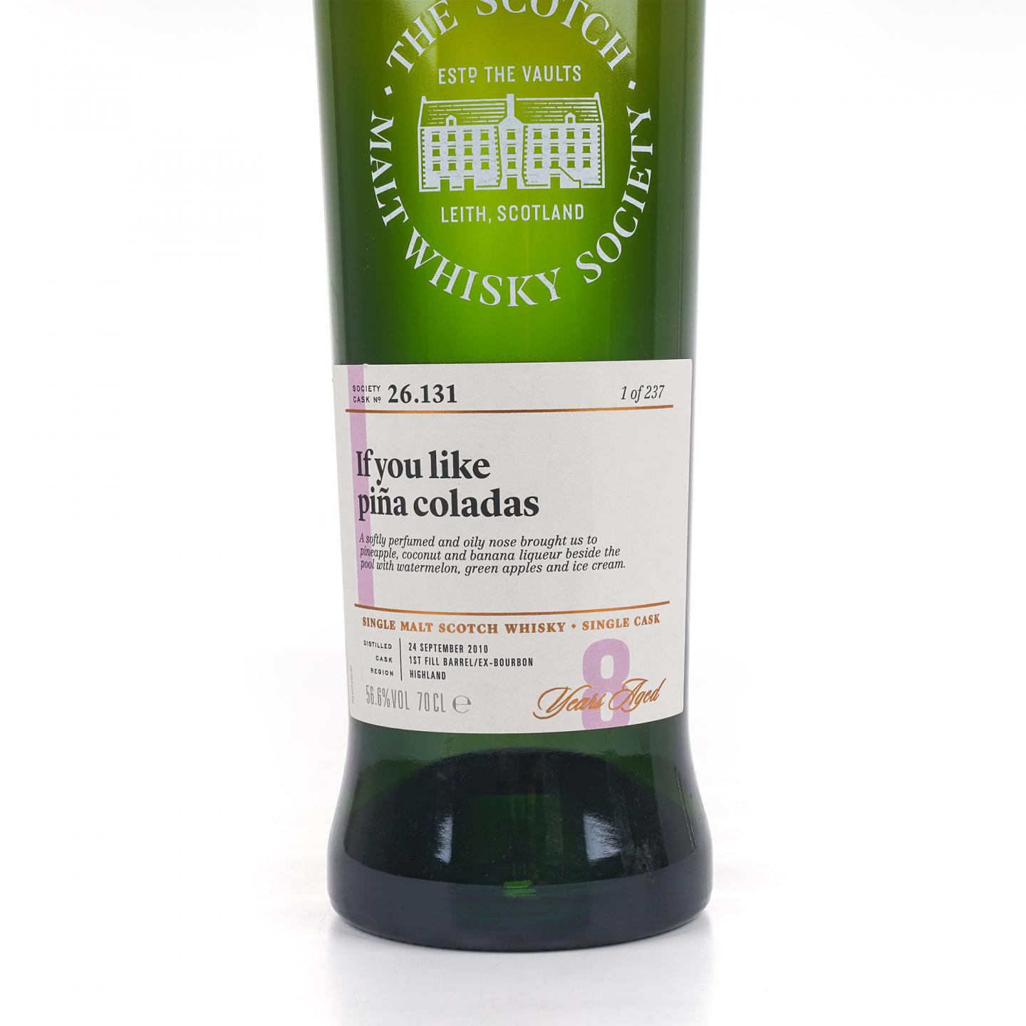 SMWS 26.131 克里尼利基 8年 2010