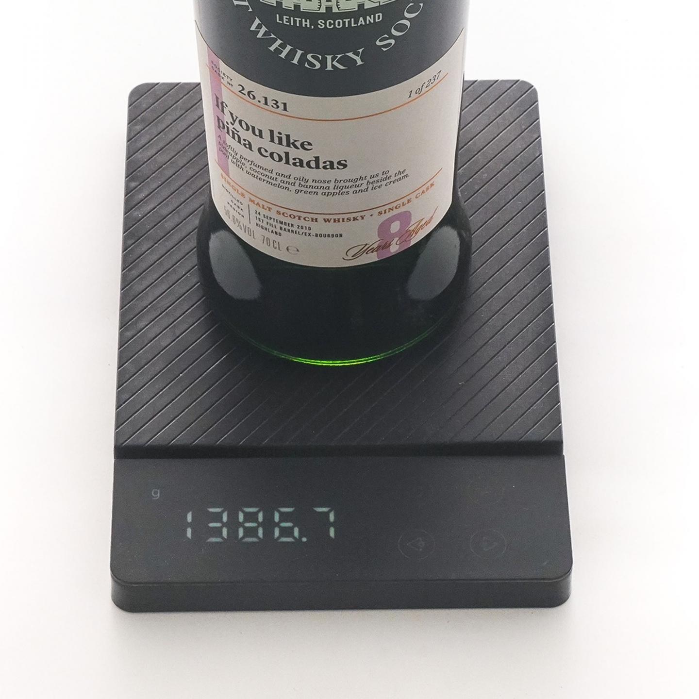 SMWS 26.131 克里尼利基 8年 2010