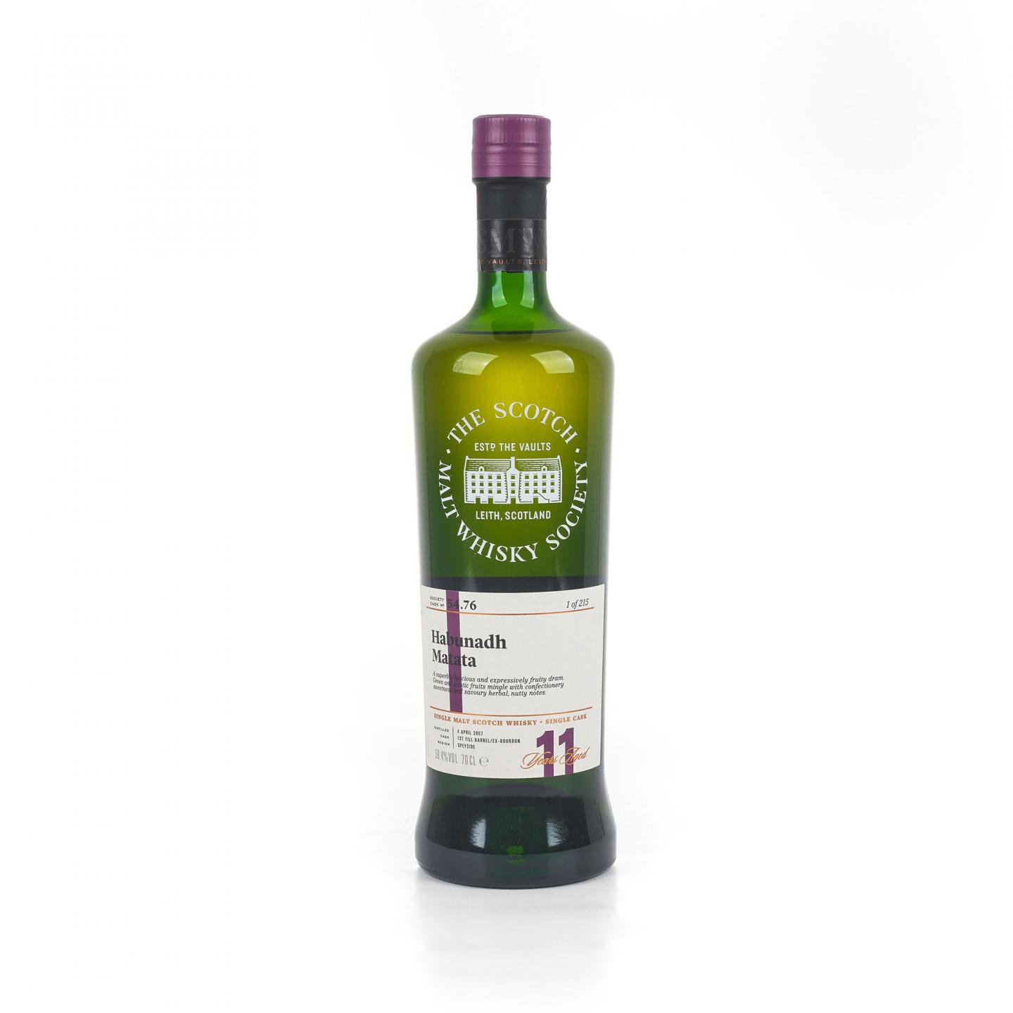 SMWS 54.76 雅伯莱 11年 2007