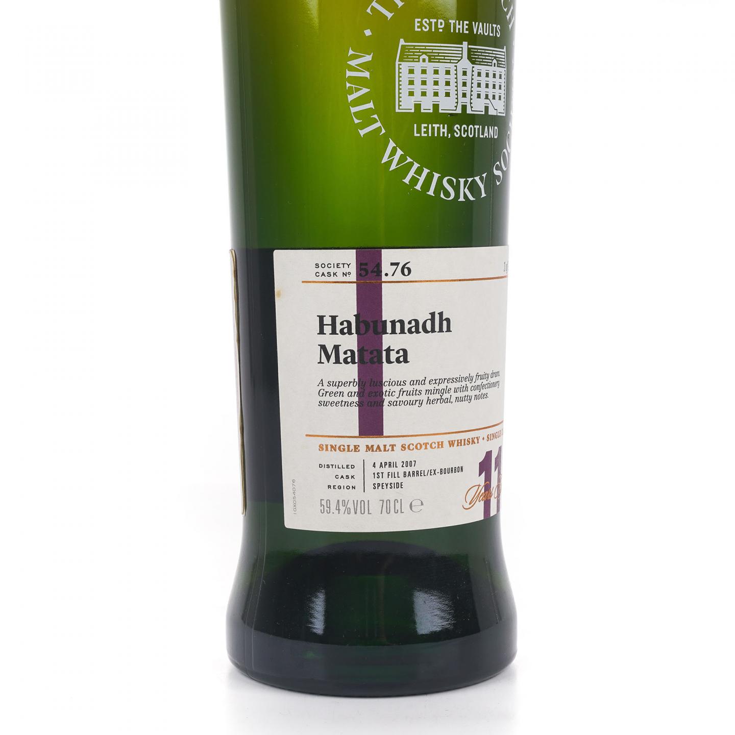 SMWS 54.76 雅伯莱 11年 2007